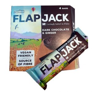 Brynmor Flapjack Dark Chocolate & Ginger 4 x 40g