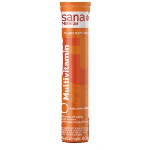SANA+ Premium Multivitamin Orange flavour (Effervescent Tablet) 80g
