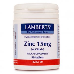Lamberts Zinc 15mg (as Citrate) x 90 tabs